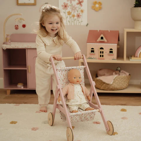 Little Dutch Puppenbuggy Holz FSC