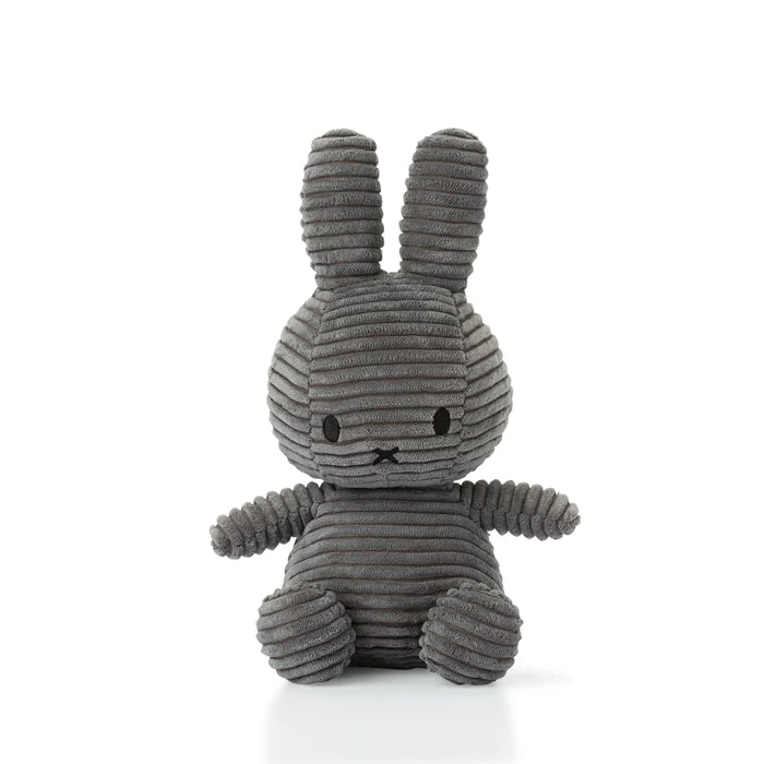 Miffy ECO Kordsamt grau 23 cm