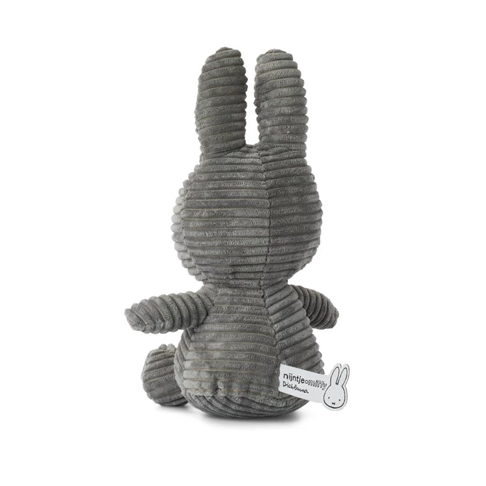 Miffy ECO Kordsamt grau 23 cm
