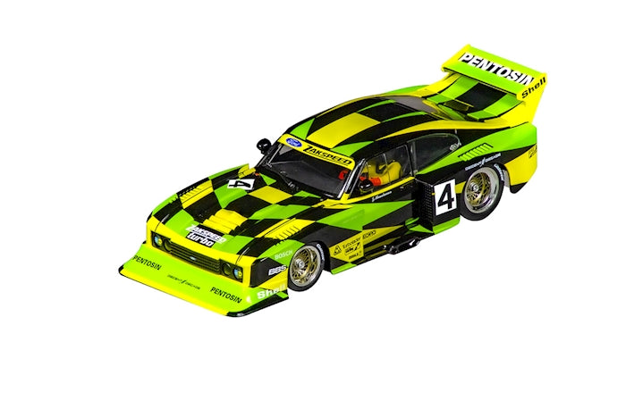 Carrera D124 Ford Capri Zakspeed T. No.4 Jürgen Hamelmann-Team