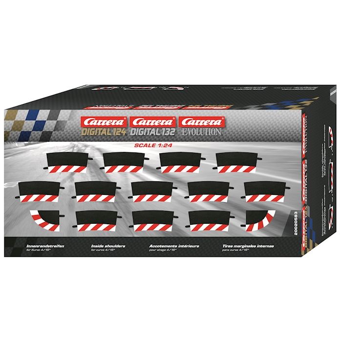 Carrera 1:24 Innenrandstr. Kurve 4/15°