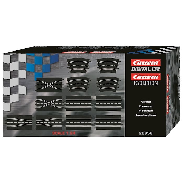 Carrea 1:24 Ausbauset Schienen 12-tlg.