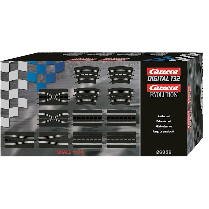 Carrea 1:24 Ausbauset Schienen 12-tlg.