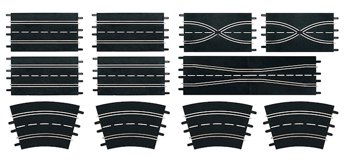 Carrea 1:24 Ausbauset Schienen 12-tlg.