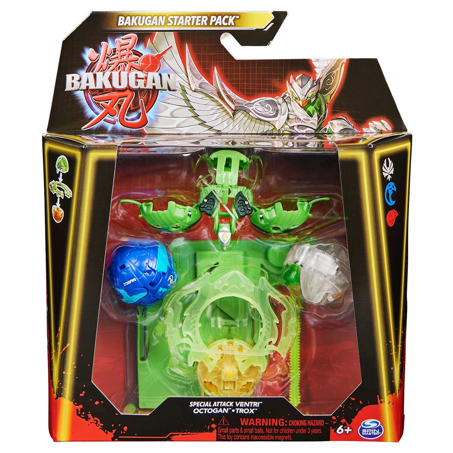Bakugan Revolution Starterset Starter 3 Pack ass