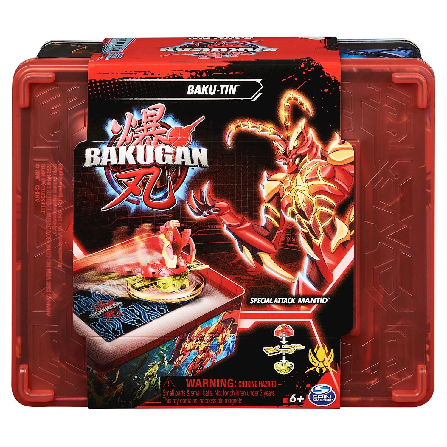 Bakugan Revolution Baku-Tin Storage Box & Spielfläche