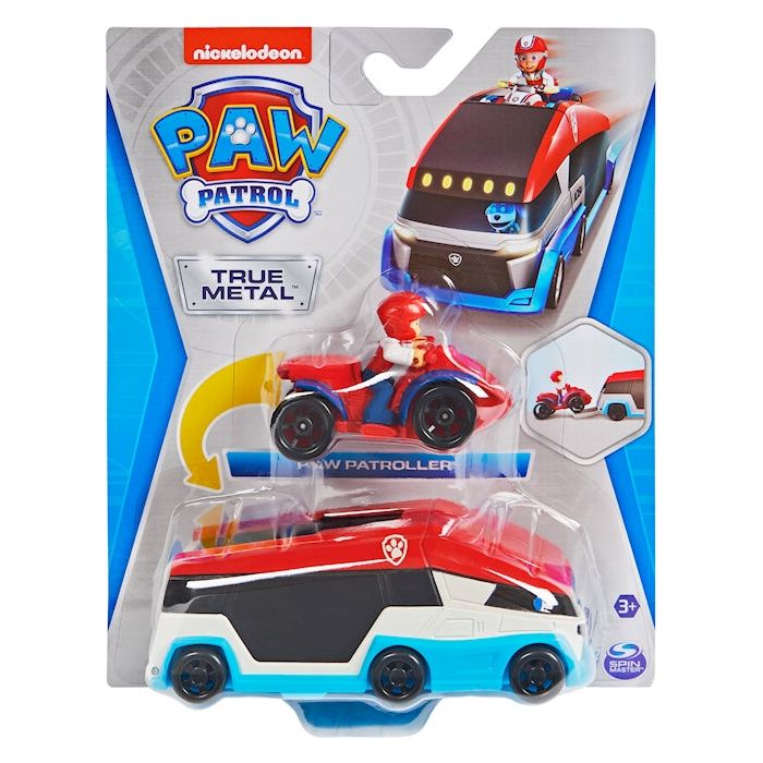 True Metal Team Paw Patroller(2) mit Ryder im Quad
