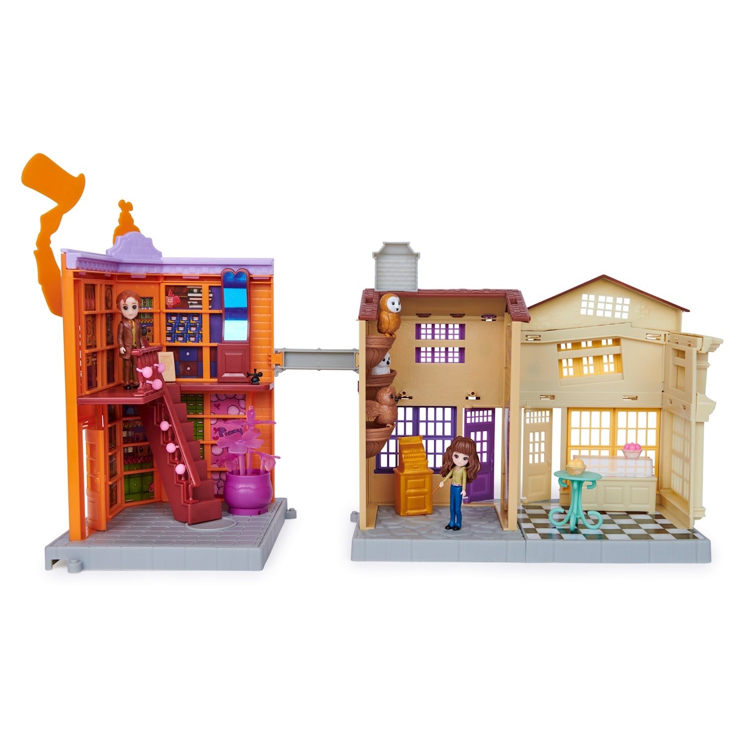 Harry Potter - Winkelgasse Spielset mit Hermine & Fred