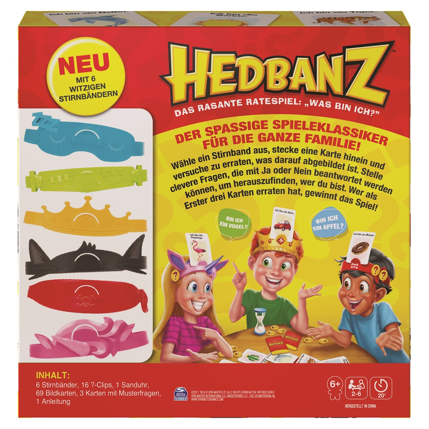 Hedbanz Refresch Deutsch
