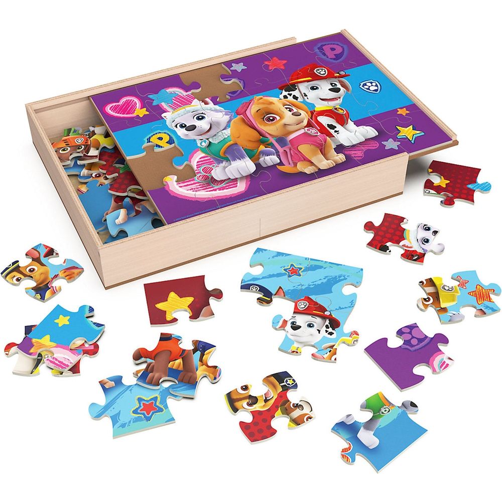 Paw Patrol - Holzpuzzle 3er Set