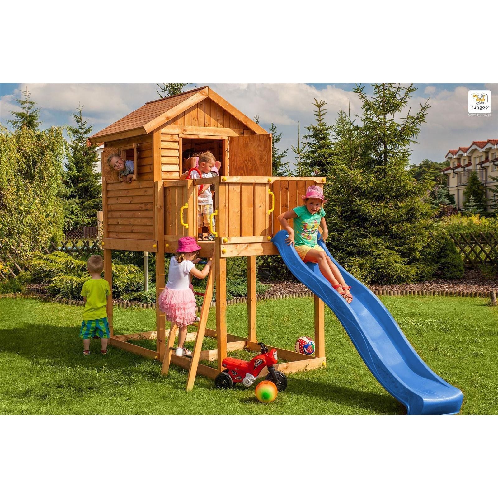 Fungoo MY HOUSE slide BLUE