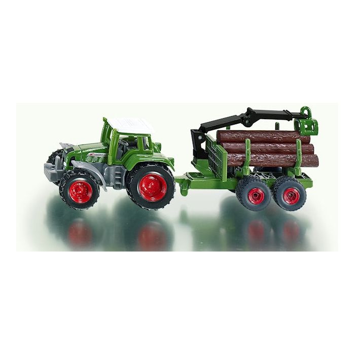 Traktor mit Forstanhänger