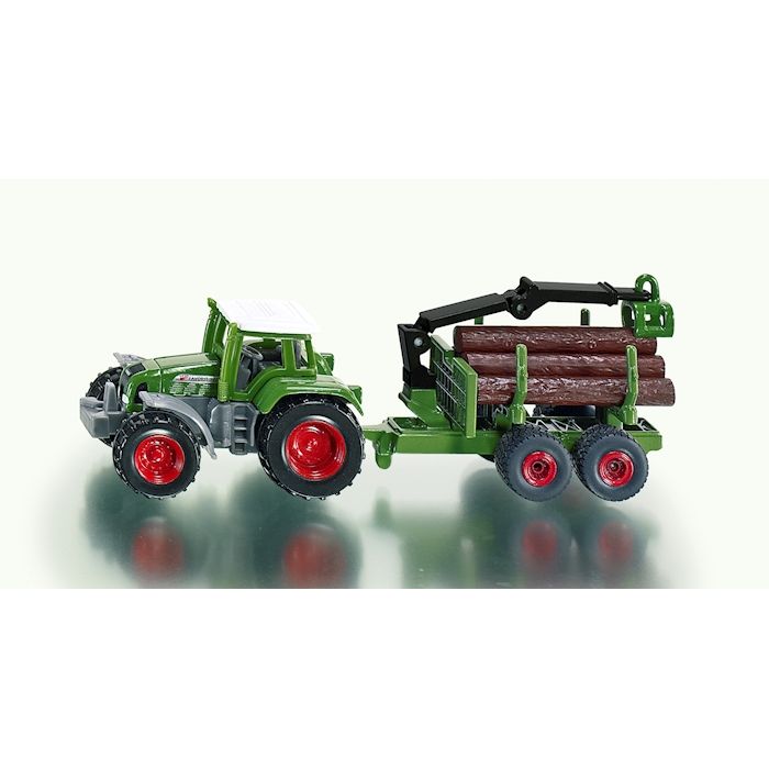 Traktor mit Forstanhänger
