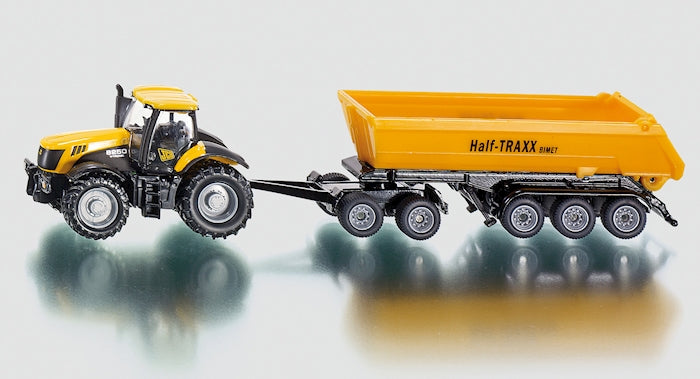 JCB mit Dolly und Kippmulde