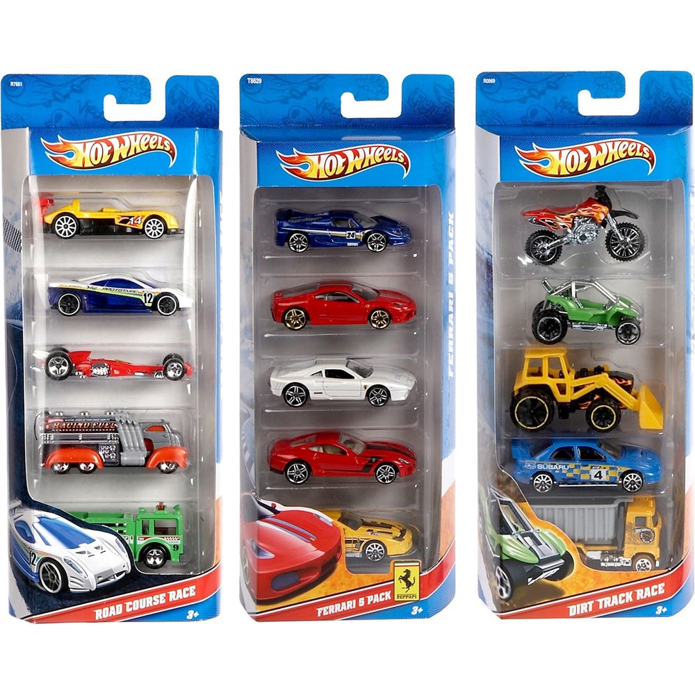 Hot Wheels 5-er Set ass. 1:64