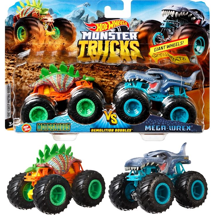 Monster Trucks 2-er Pack ass. 1:64