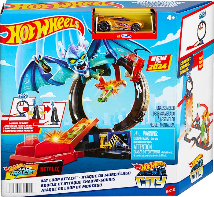 City Fledermaus-Angriff-Looping Spielset