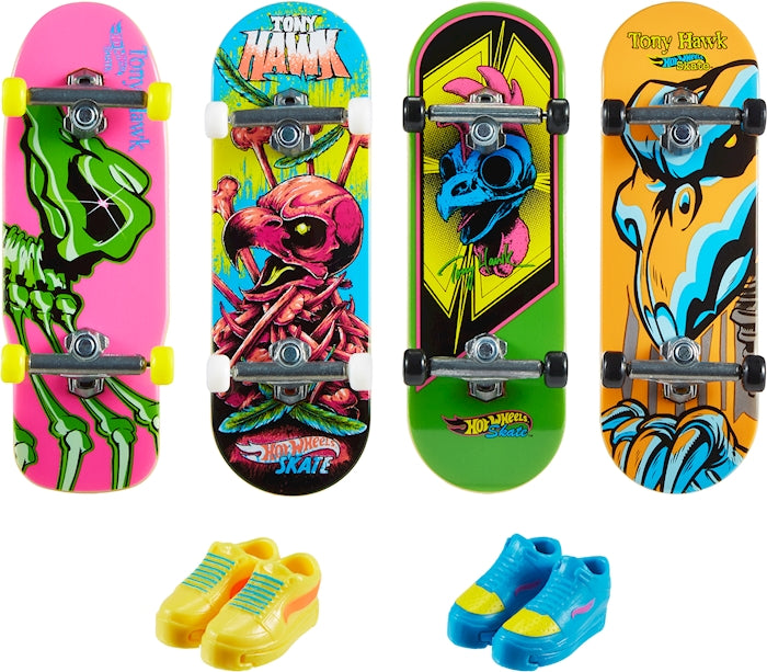 Skate Neon Bones Tony Hawk 4-er Set