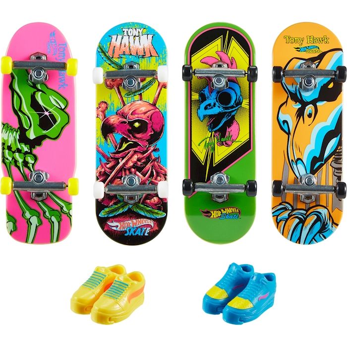 Skate Neon Bones Tony Hawk 4-er Set