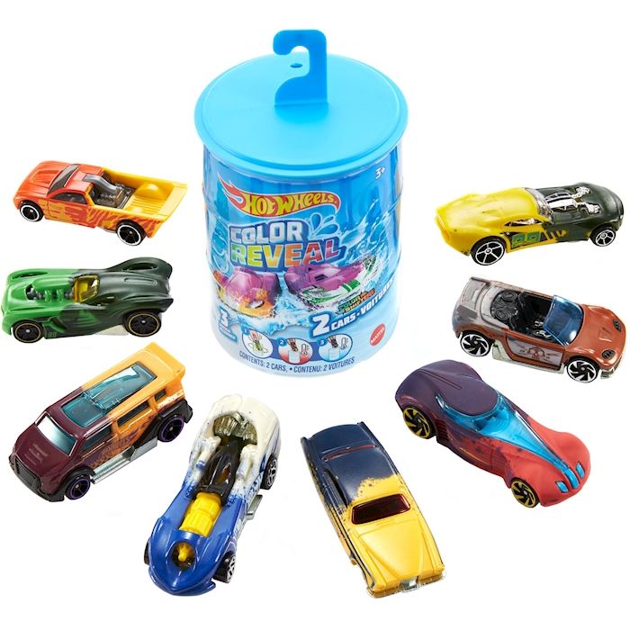 Color Reveal Hot Wheels 2 Fahrzeuge. 1:64.