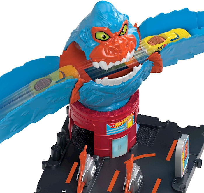 City Gorilla Angriff Hot Wheels Spielset. 90x22x18 cm