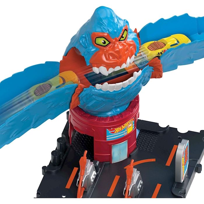 City Gorilla Angriff Hot Wheels Spielset. 90x22x18 cm
