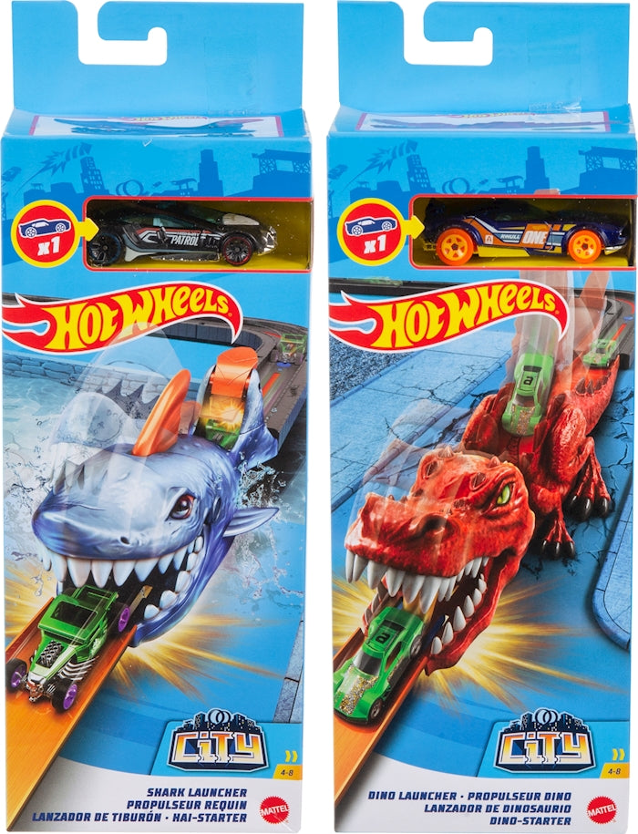 Hot Wheels City Track Launchers ass.