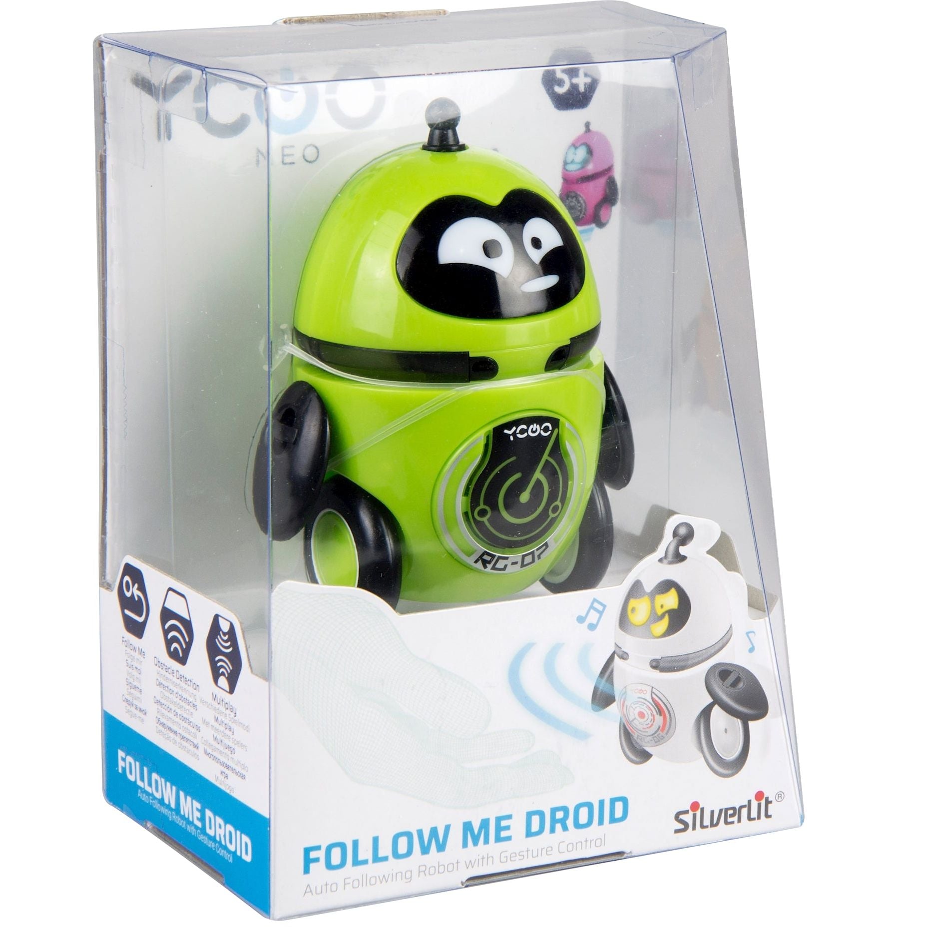 Follow Me Roboter, folgt