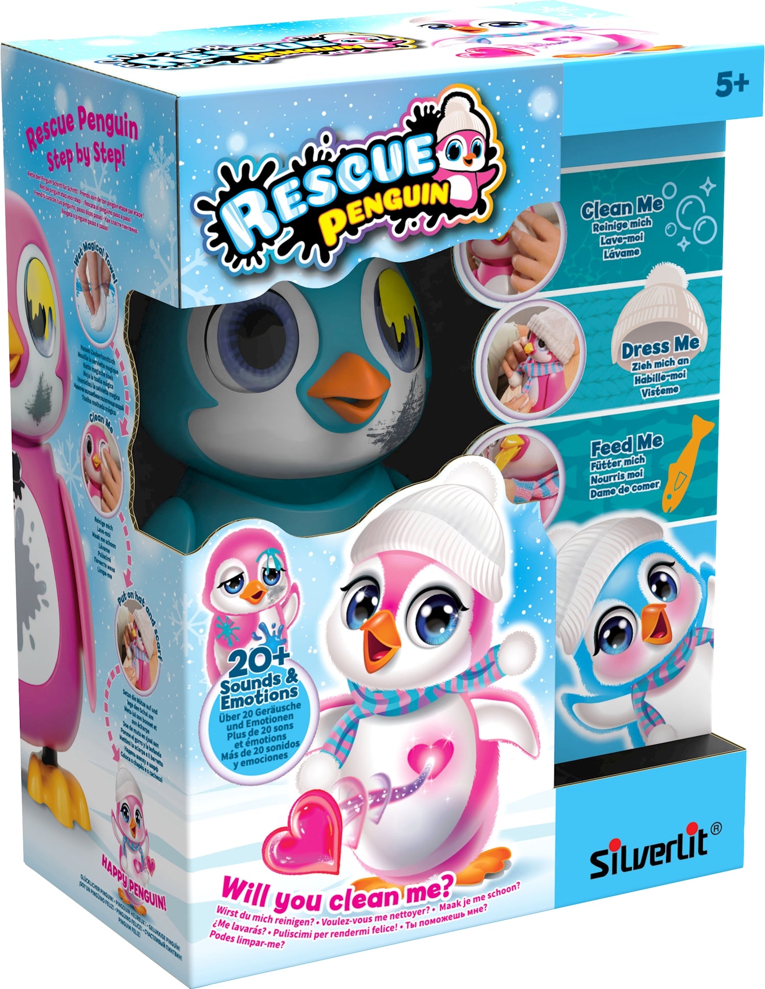 Rescue Penguin blau
