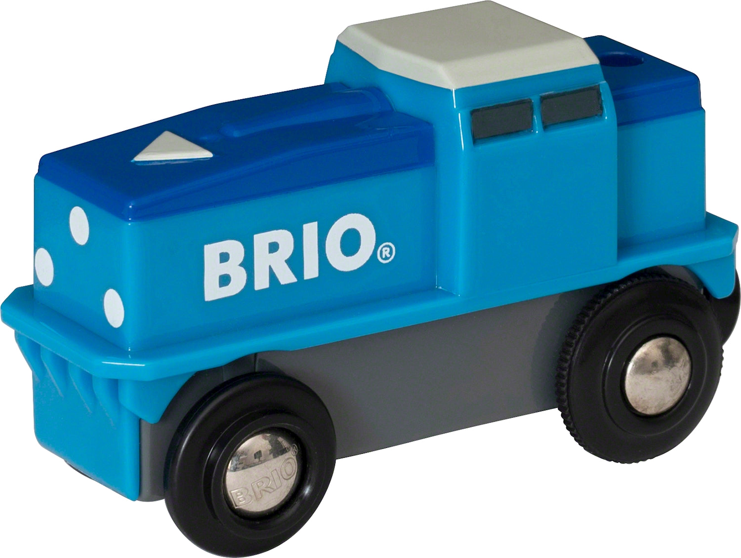 Brio Blaue Batterie Frachtlok