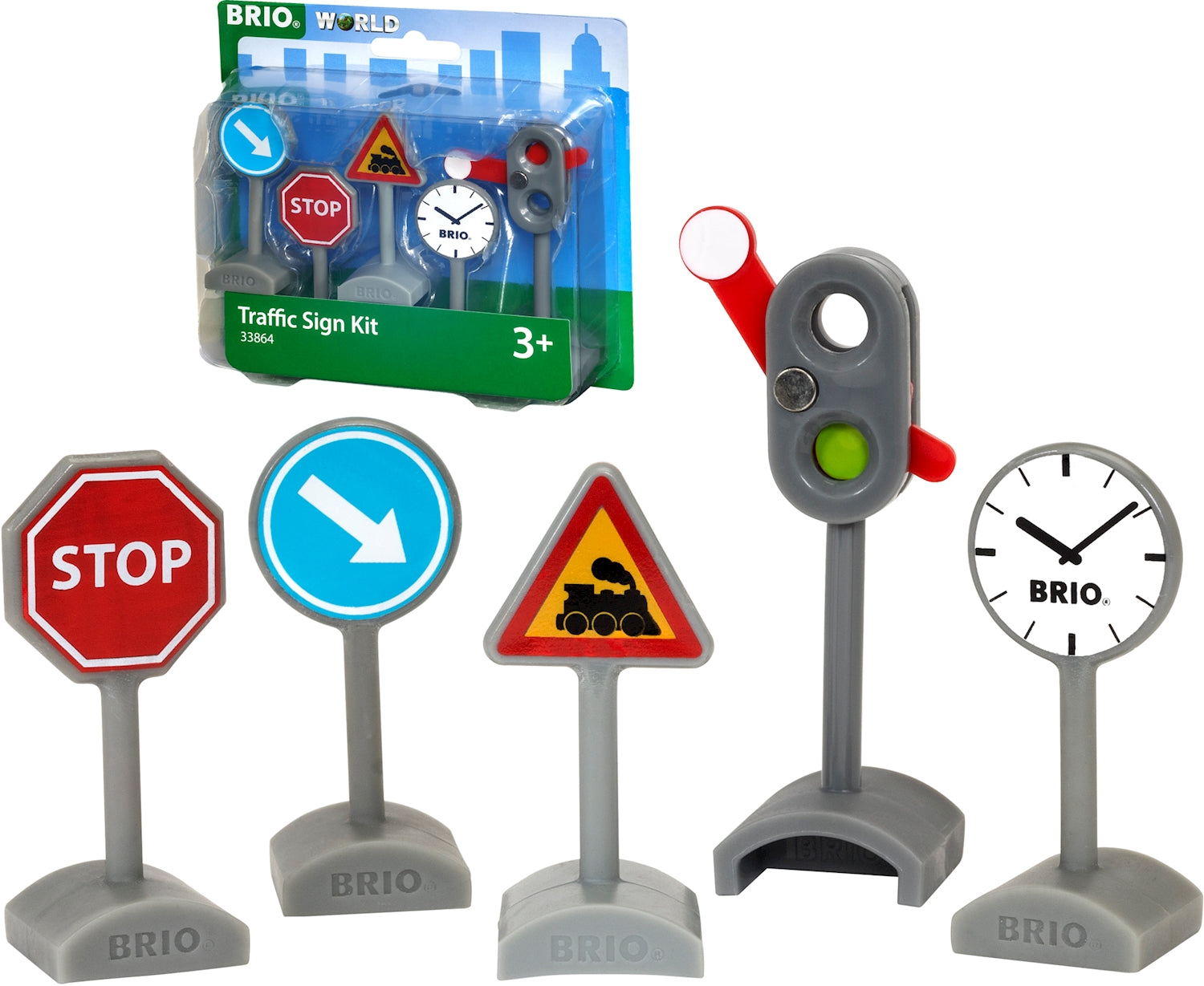 Brio Verkehrszeichen Set 5 Teilig