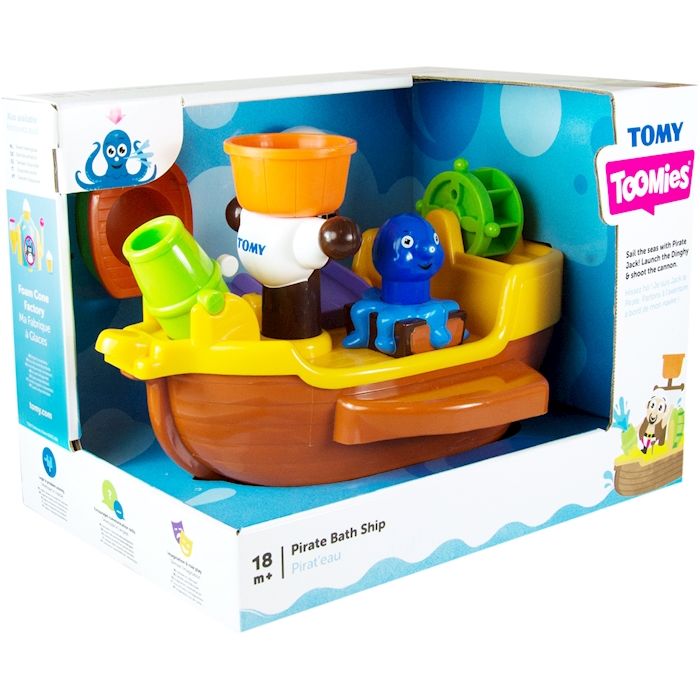 Tomy Toomies Piratenschiff mit lustigen Spritztieren