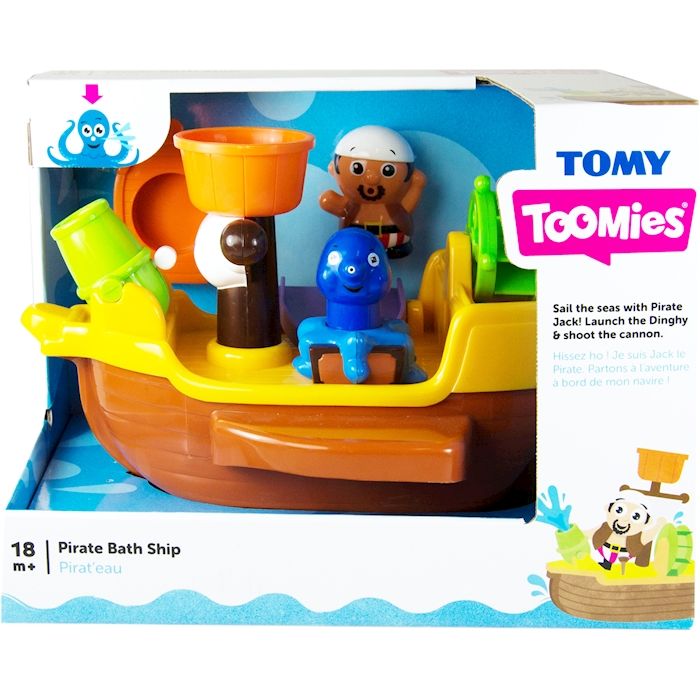 Tomy Toomies Piratenschiff mit lustigen Spritztieren