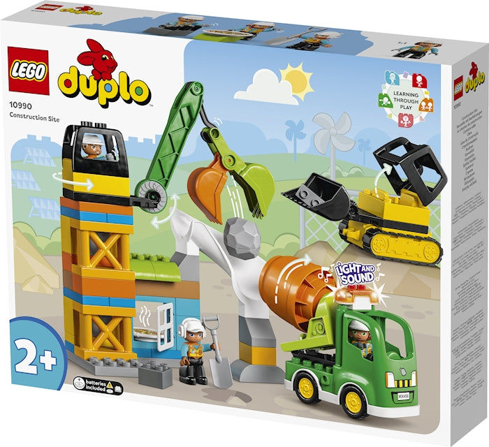 LEGO Duplo Baustelle mit Baufahrzeugen 10990