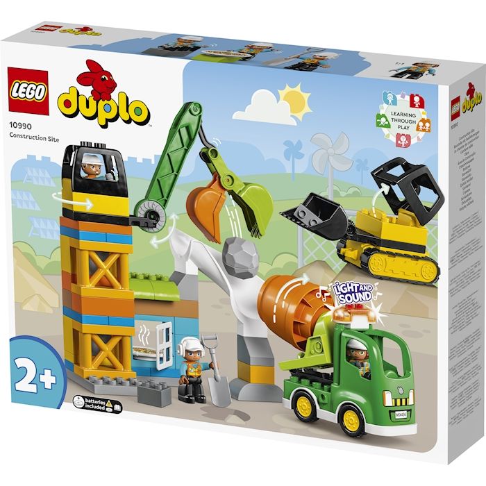 LEGO Duplo Baustelle mit Baufahrzeugen 10990