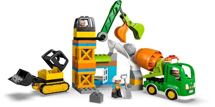 LEGO Duplo Baustelle mit Baufahrzeugen 10990