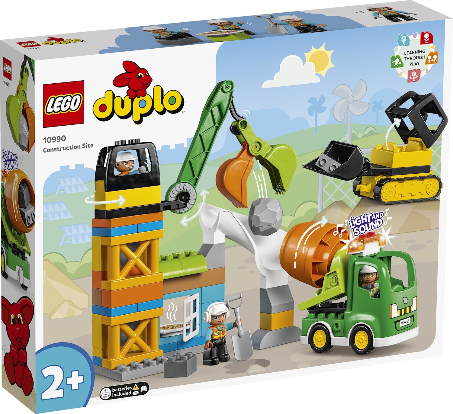 LEGO Duplo Baustelle mit Baufahrzeugen 10990