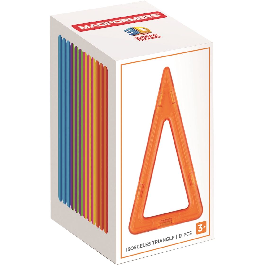 Magformers Isoceles Triangle Ergänzungsset Dreieck, 12 Stück, magnetische Teile