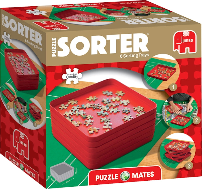 Jumbo Puzzle Sortierfächer 6Stk.