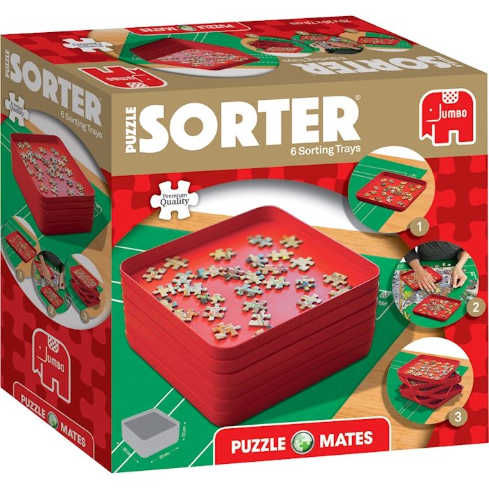 Jumbo Puzzle Sortierfächer 6Stk.