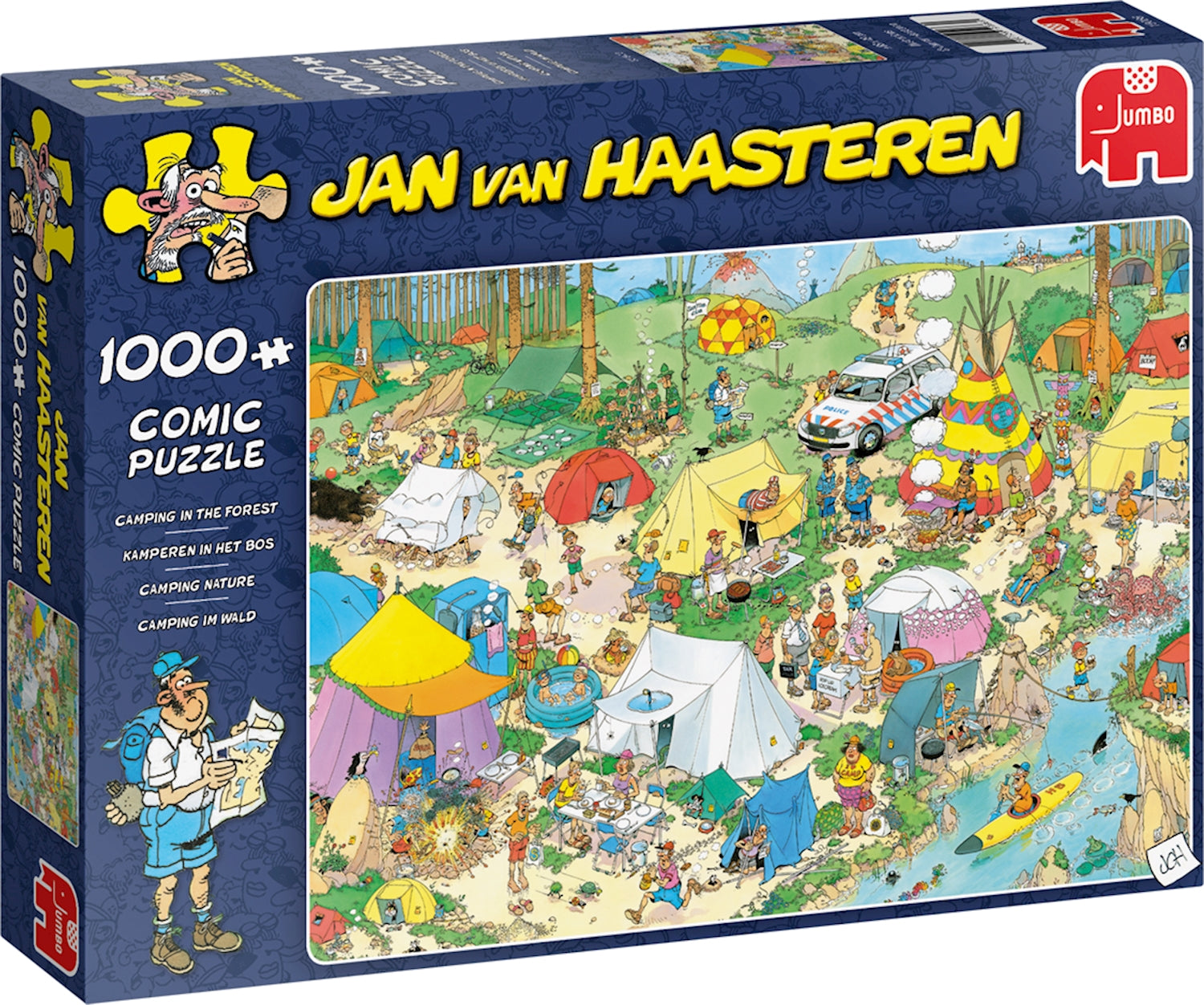 Puzzle Jan van Haasteren - Camping im Wald