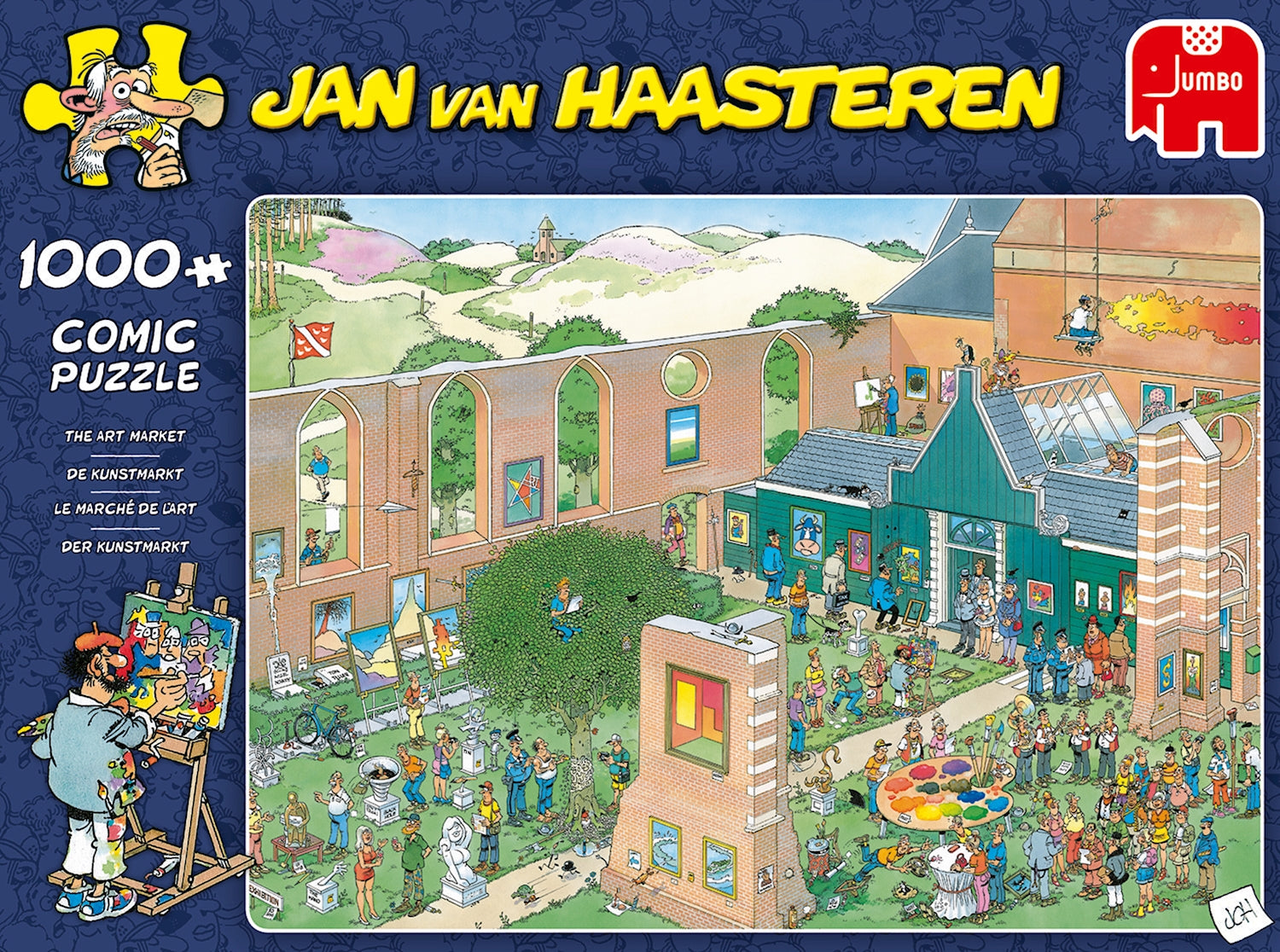 Puzzle Jan van Haasteren - Der Kunstmarkt