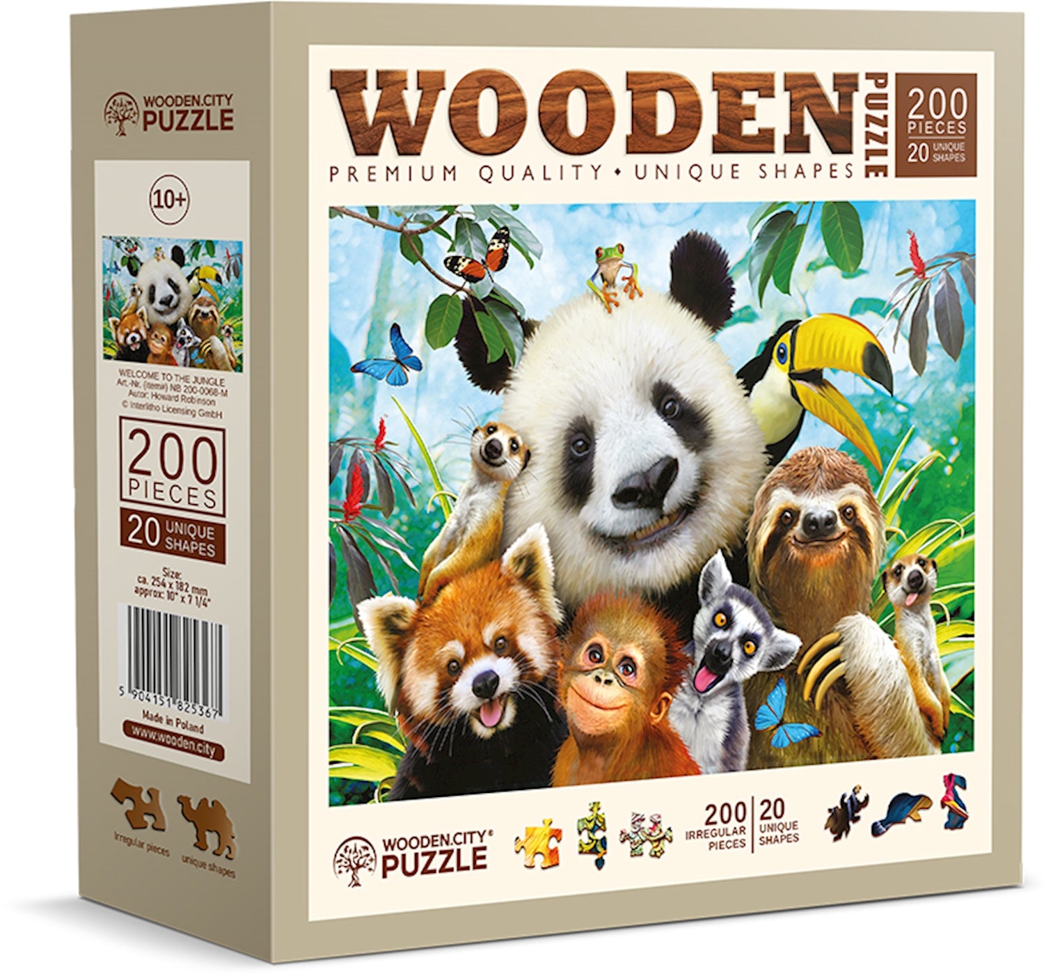 Puzzle Holz M Welcome to the Jungle