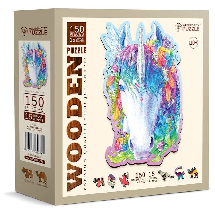 Puzzle Holz M Stylish Uniorn