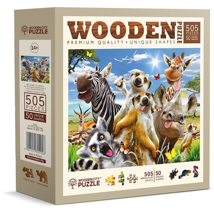 Puzzle Holz L Welcome to Africa