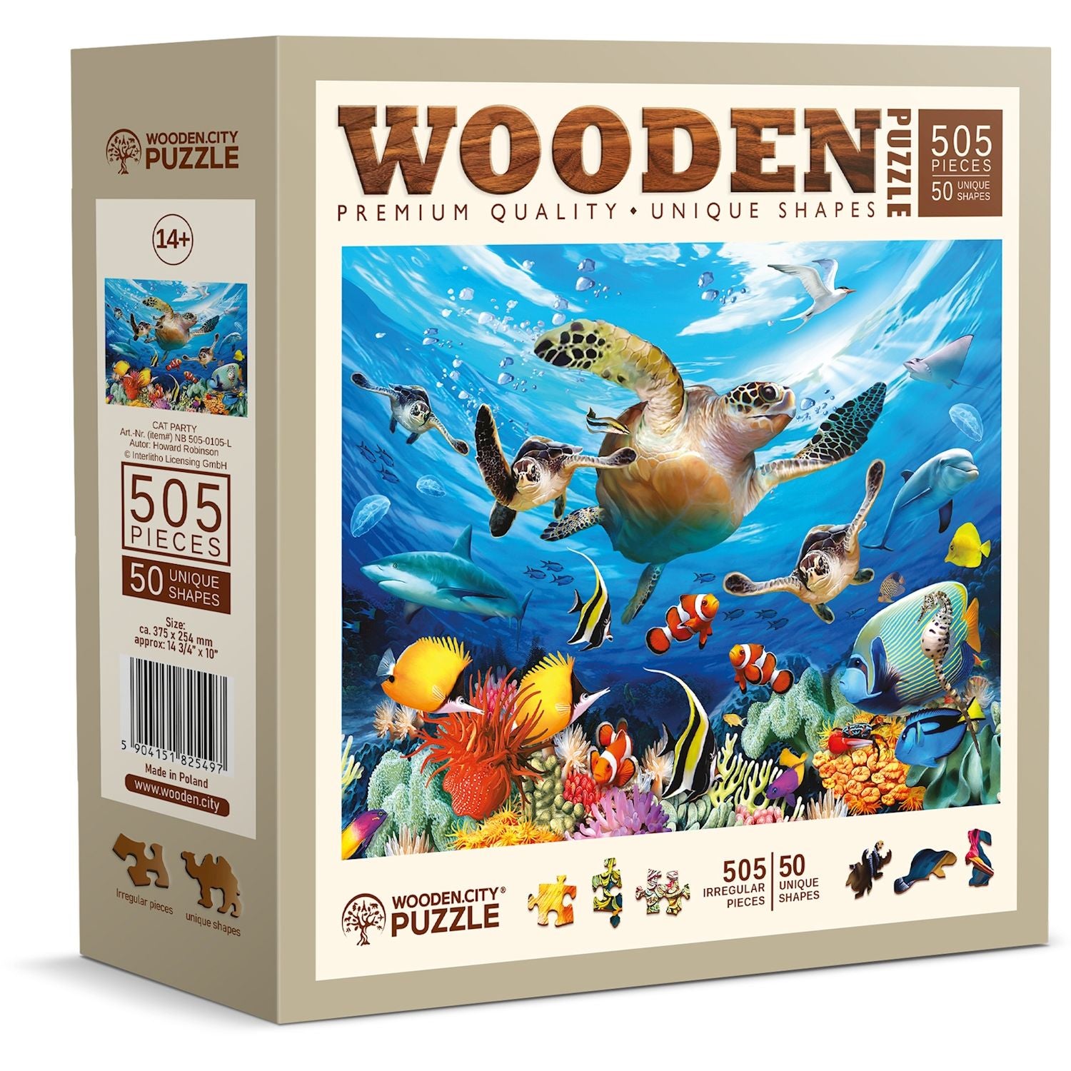 Puzzle Holz L Ocean life