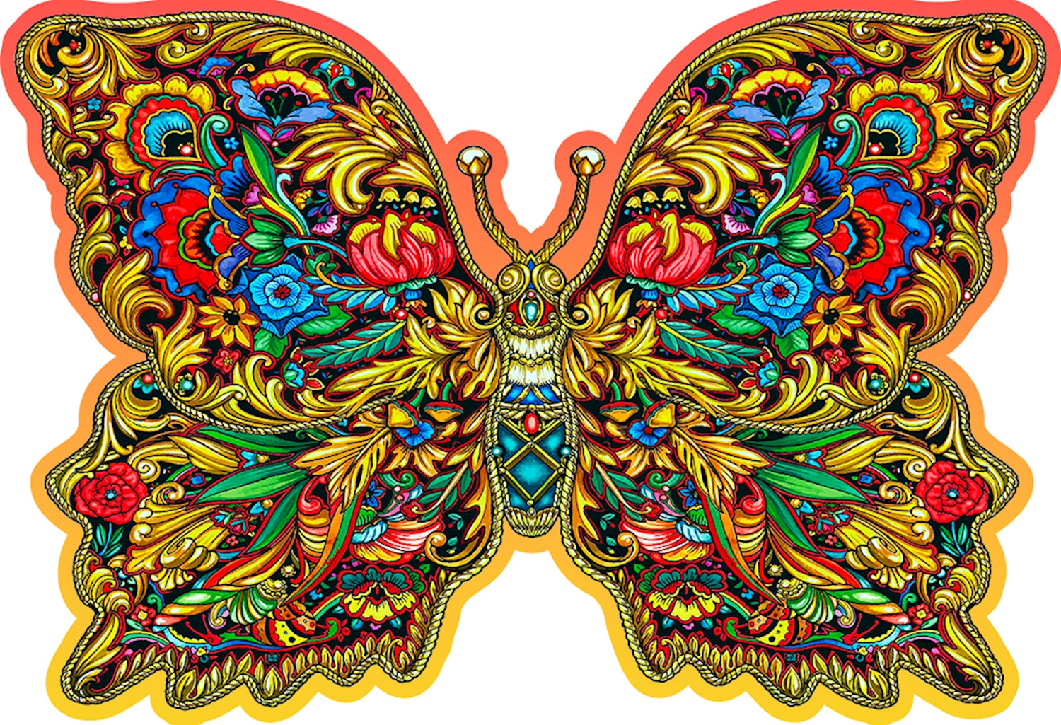 Puzzle Holz L Royal Wings