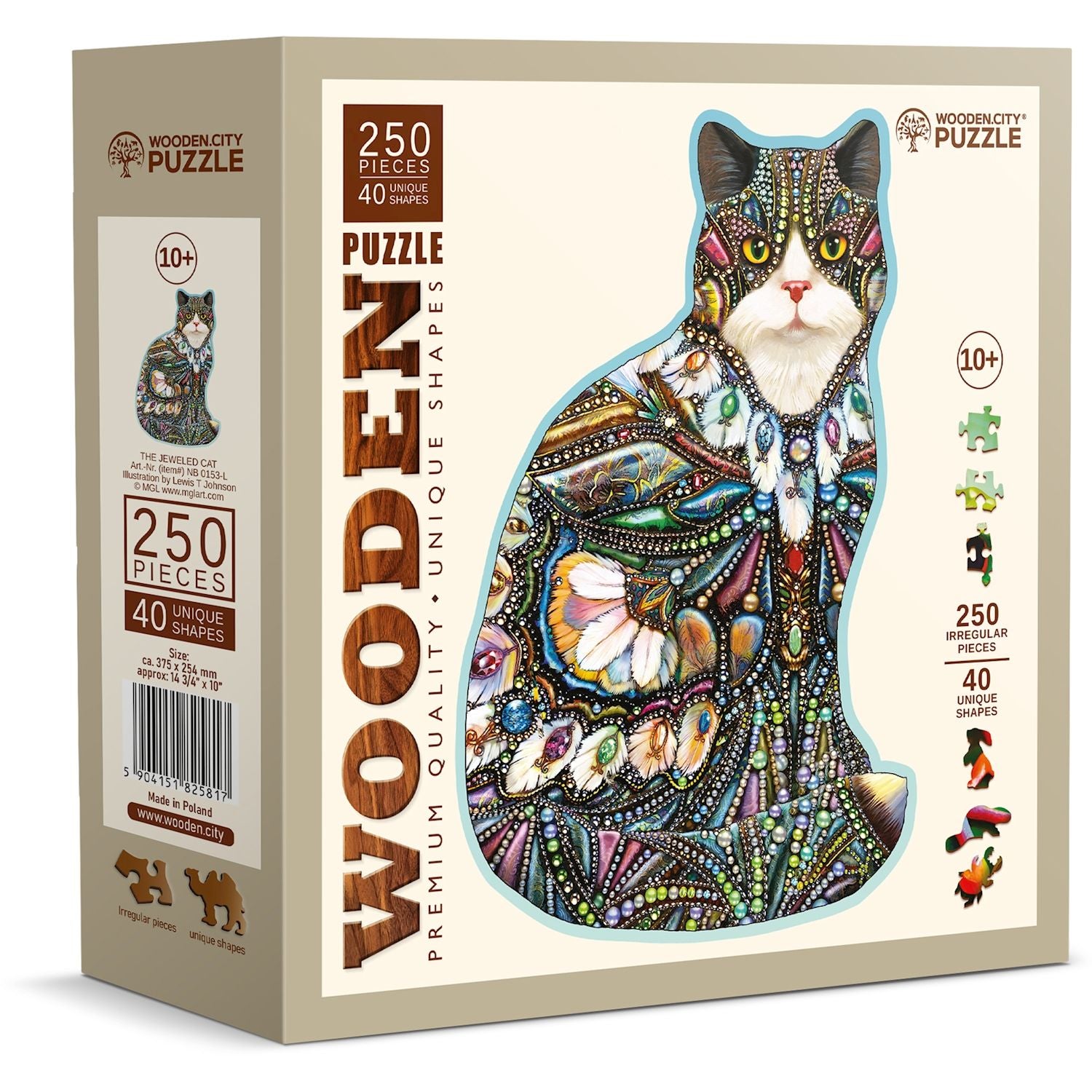 Puzzle Holz L The Jeweled Cat