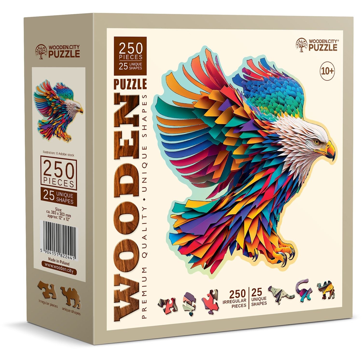 Puzzle Holz L Bright Eagle