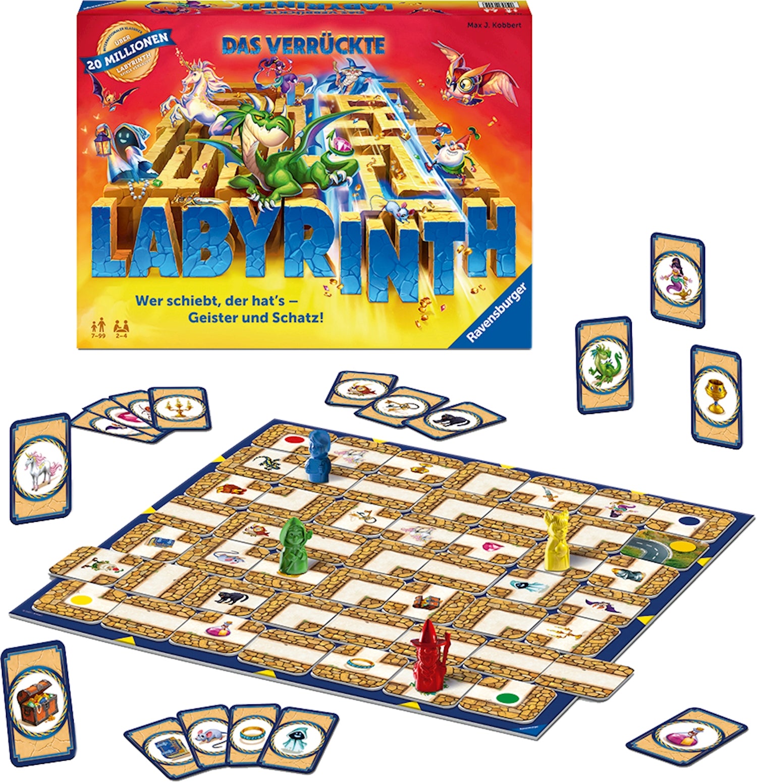 Jeu familial Ravensburger le labyrinthe fou (édition 2021)